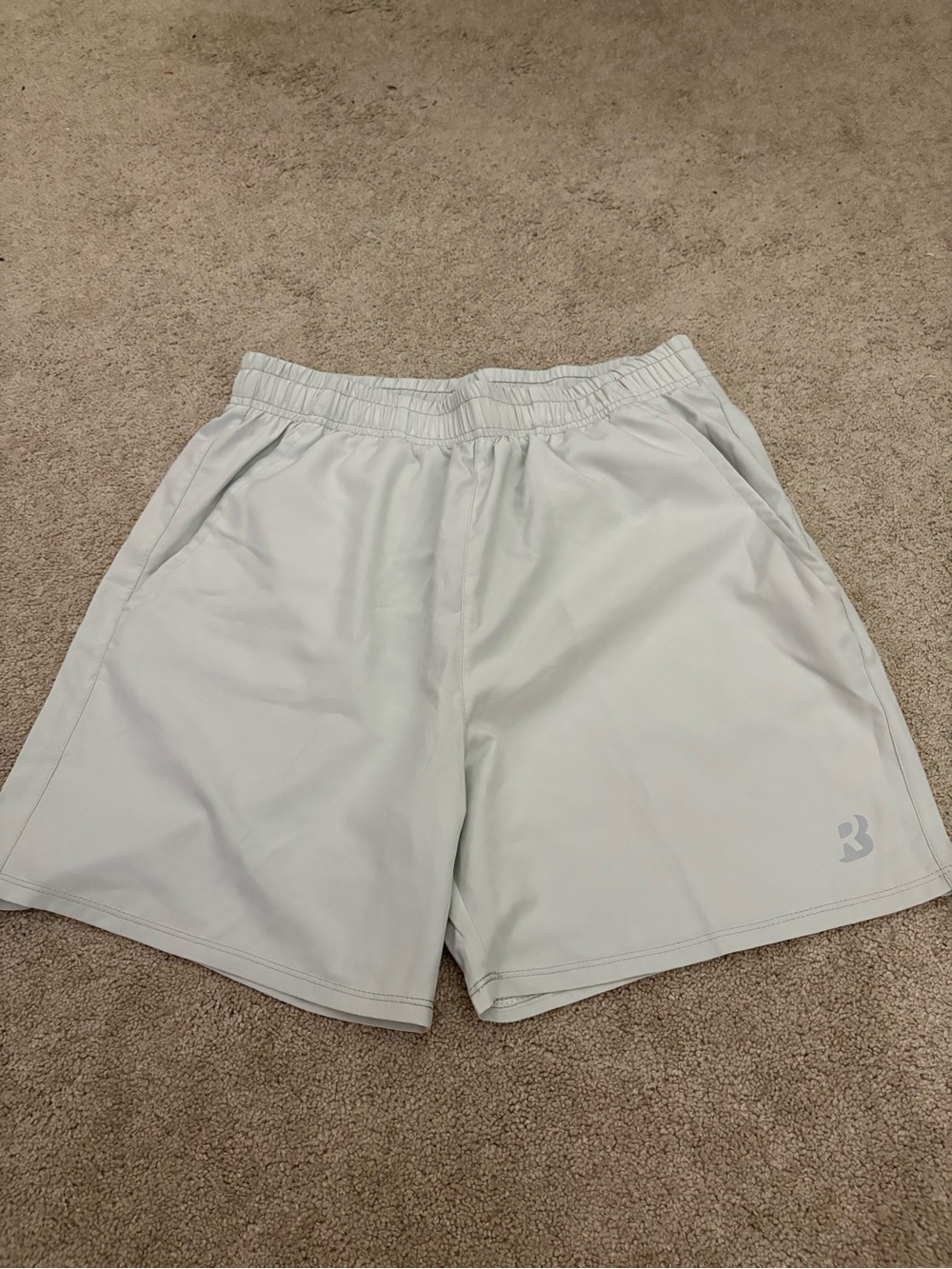 Light Gray Men's Athletic Shorts